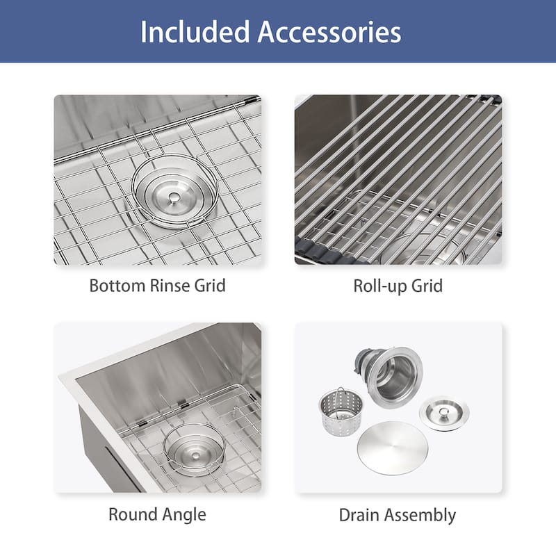 33" 18 Gauge Stainless Steel Undermount 50/50 Double Bowl Kitchen Sinks